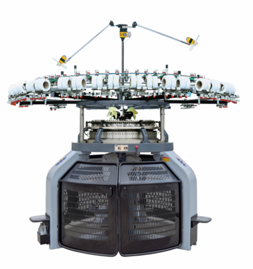 单面卫衣圆筒针织大圆机(Tubular Single Jersey Three Thread Fleece Circular Knitting Machine)